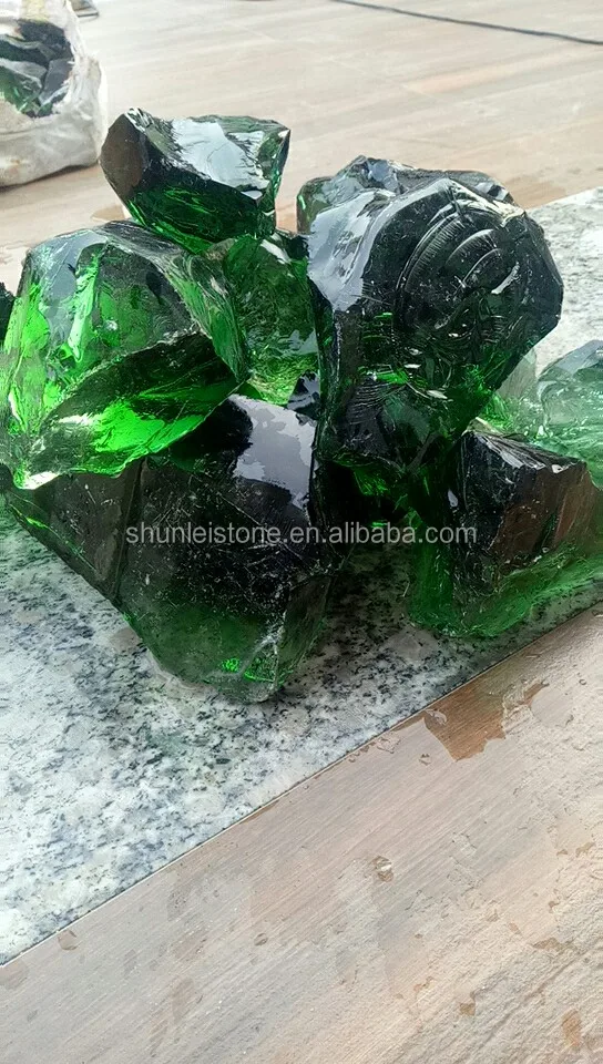 Decorative Purple Slag Glass Rock Buy Purple Glass Rock,Slag Glass