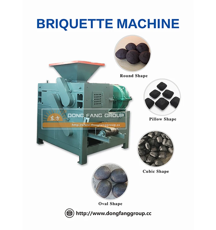 High Productivity Charcoal Biomass Briquette Machine