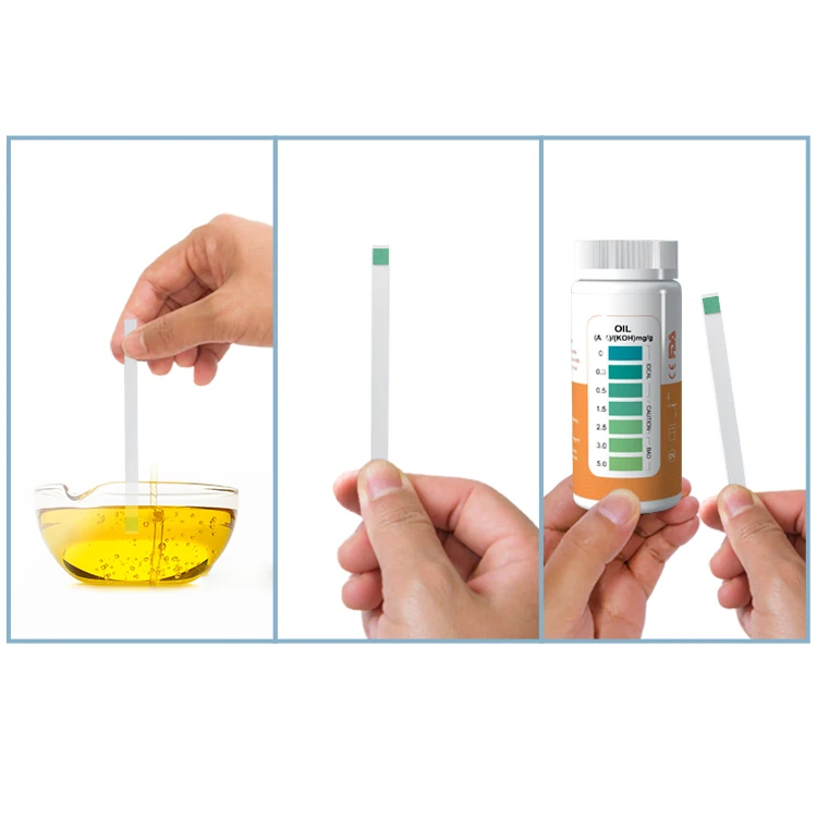 Factory Cooking Oil Tester Oil Test Strips For Home And Restaurant