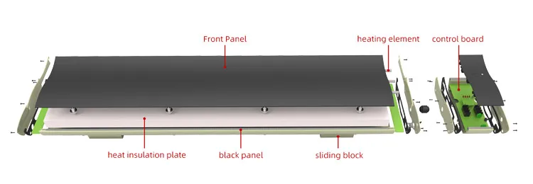 De Bajo Brillo Patio Al Aire Libre Infrarrojo Eléctrico Montado En La