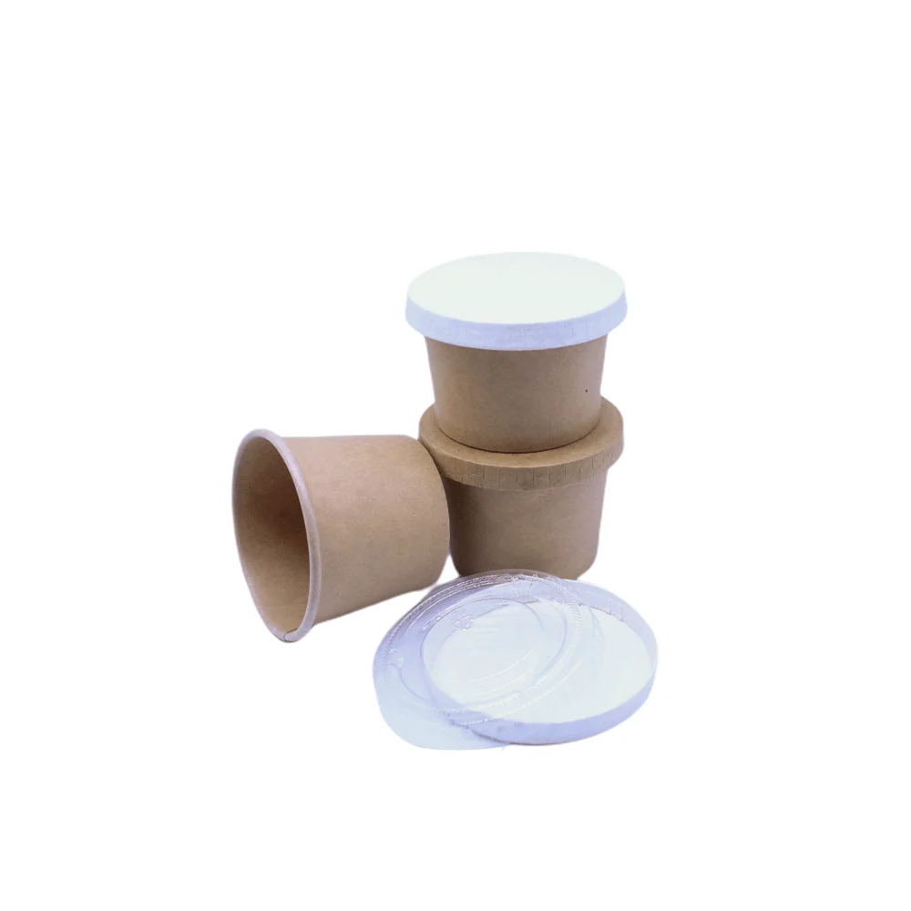 New Design Kraft Paper Sauce Cup Biodegradable Disposable Paper Sauce