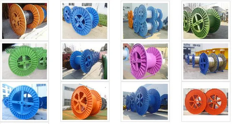 hot sale 800 - 6000 steel corrugated bobbin reel for wire cable and pipes