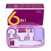 6-IN-1 Kit Titanium 0.5/1.0/2.0mm CE Approved Micro Needle for Skin Regeneration Anti Ageing Scar Treatment Derma & Ice Roller