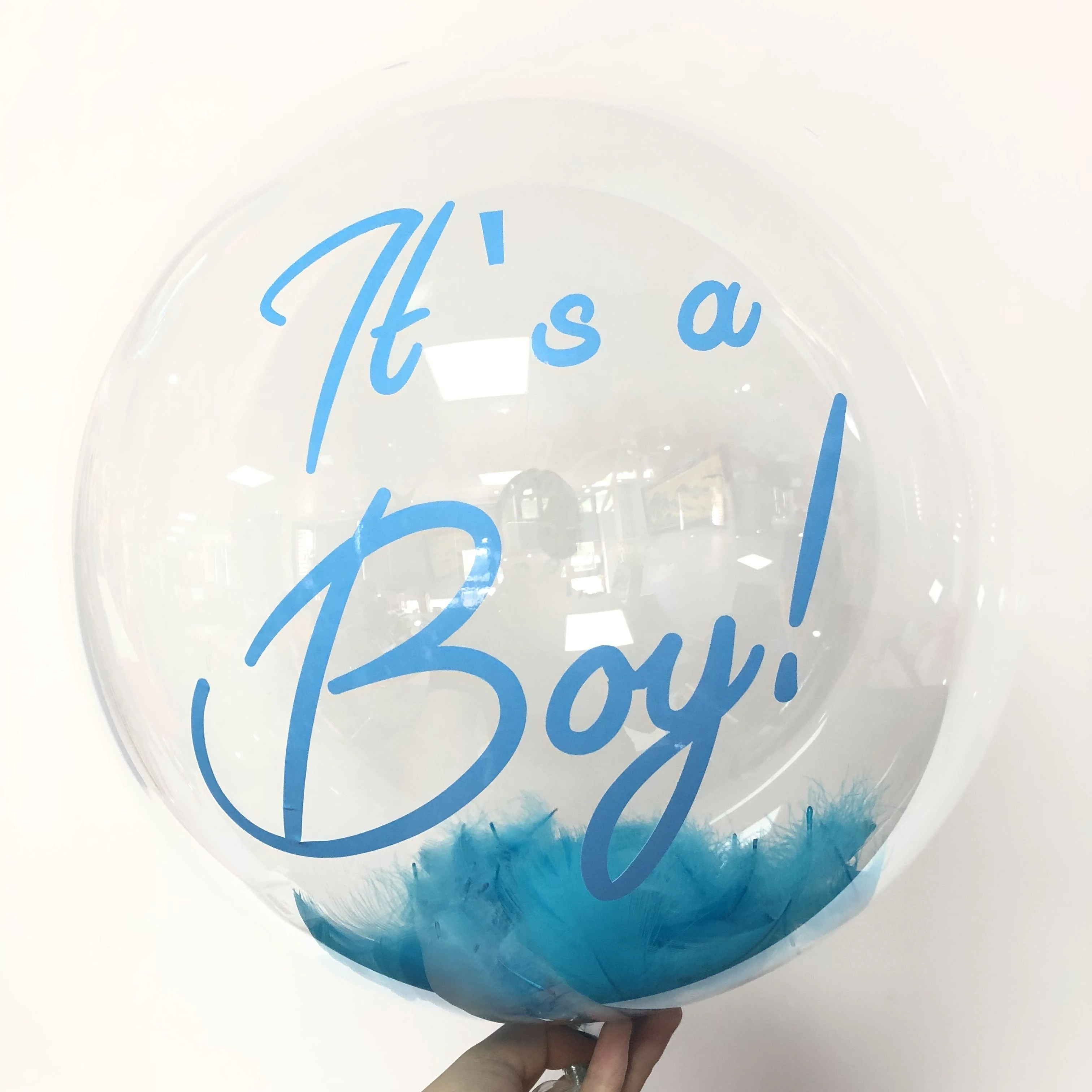 生日婚礼派对庆祝装饰圆形泡泡气球 pvc 透明气球