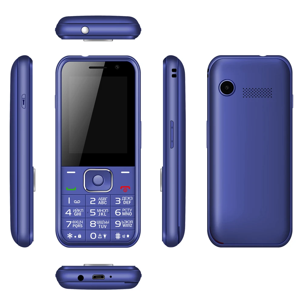 4g Keypad Mobile Phones 2sim Cards 2.4inch Unclocked Feature Phone