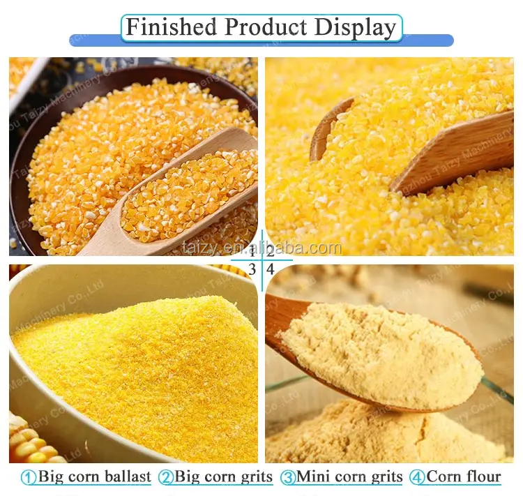 milling machine of maize corn grain grits grinder machine corn grinder