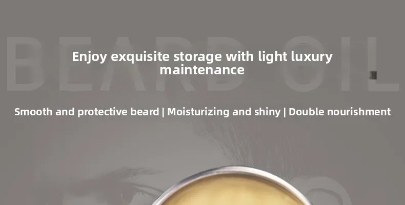 MELAO Cross-Border Beard Care Styling Cream Moisturizing and Nourishing Wax for Shaving and Beard Balm for Amazon and EBay