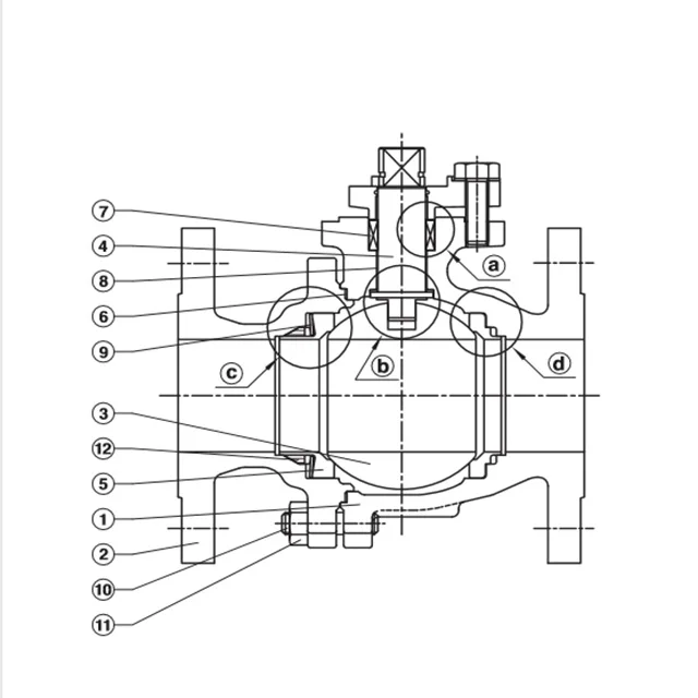 Le métal de KTM Metaltite a posé des robinets à tournant sphérique en tant que valve de scellage de commande fluide avec de haute qualité