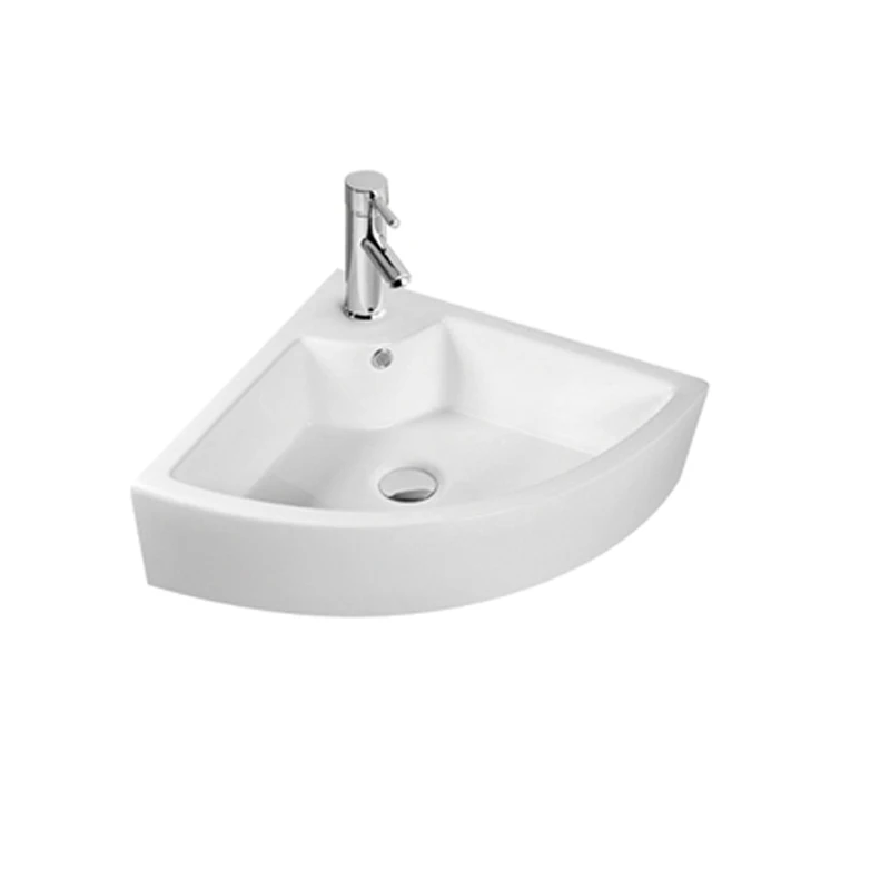 European Bathroom Sanitaryware Small Size Ceramic White Bathroom Corner