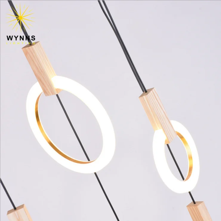 Modern LED Scandinavian Flam Pendant Light