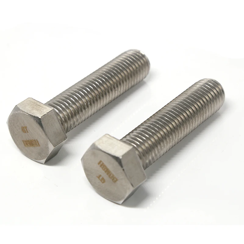 
High Quality DIN933 DIN931 INOX Stainless Steel Hex Head Bolt 