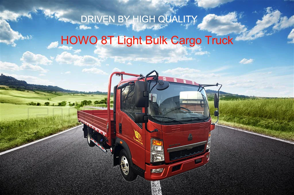 howo 4x2 5t 8t light cargo truck
