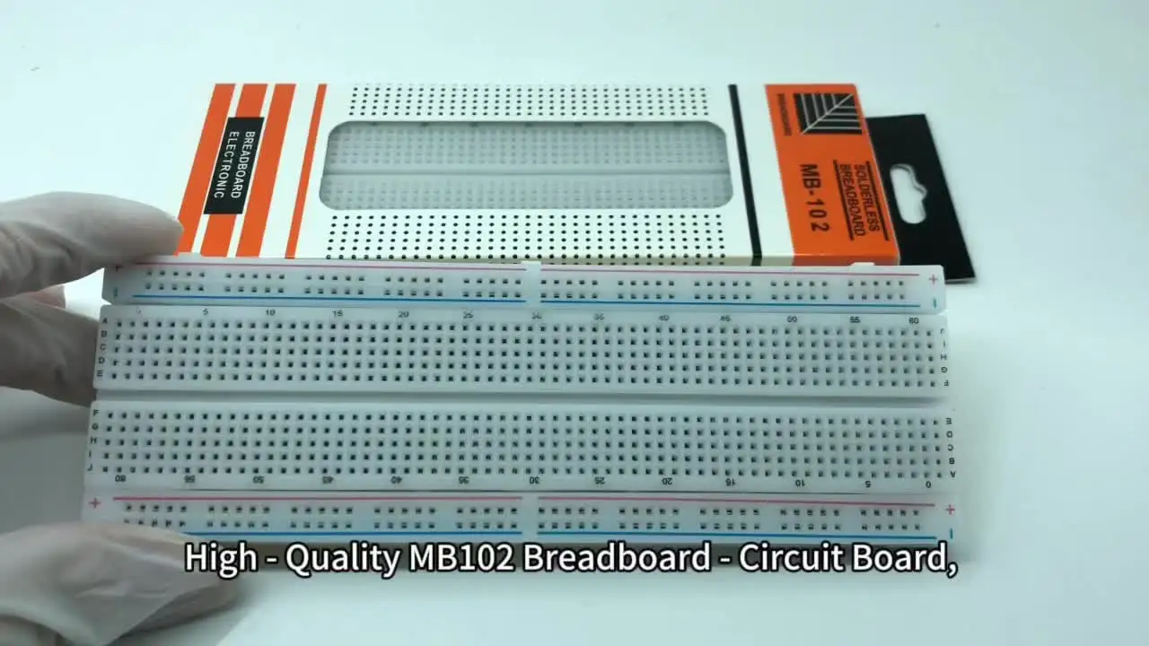 2-Pack Solderless Breadboards – MB-102 830 Tie Point Breadboard For Arduino & Electronics Projects