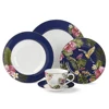 OEM supply dining plate crockery ceramic porcelain dinner set