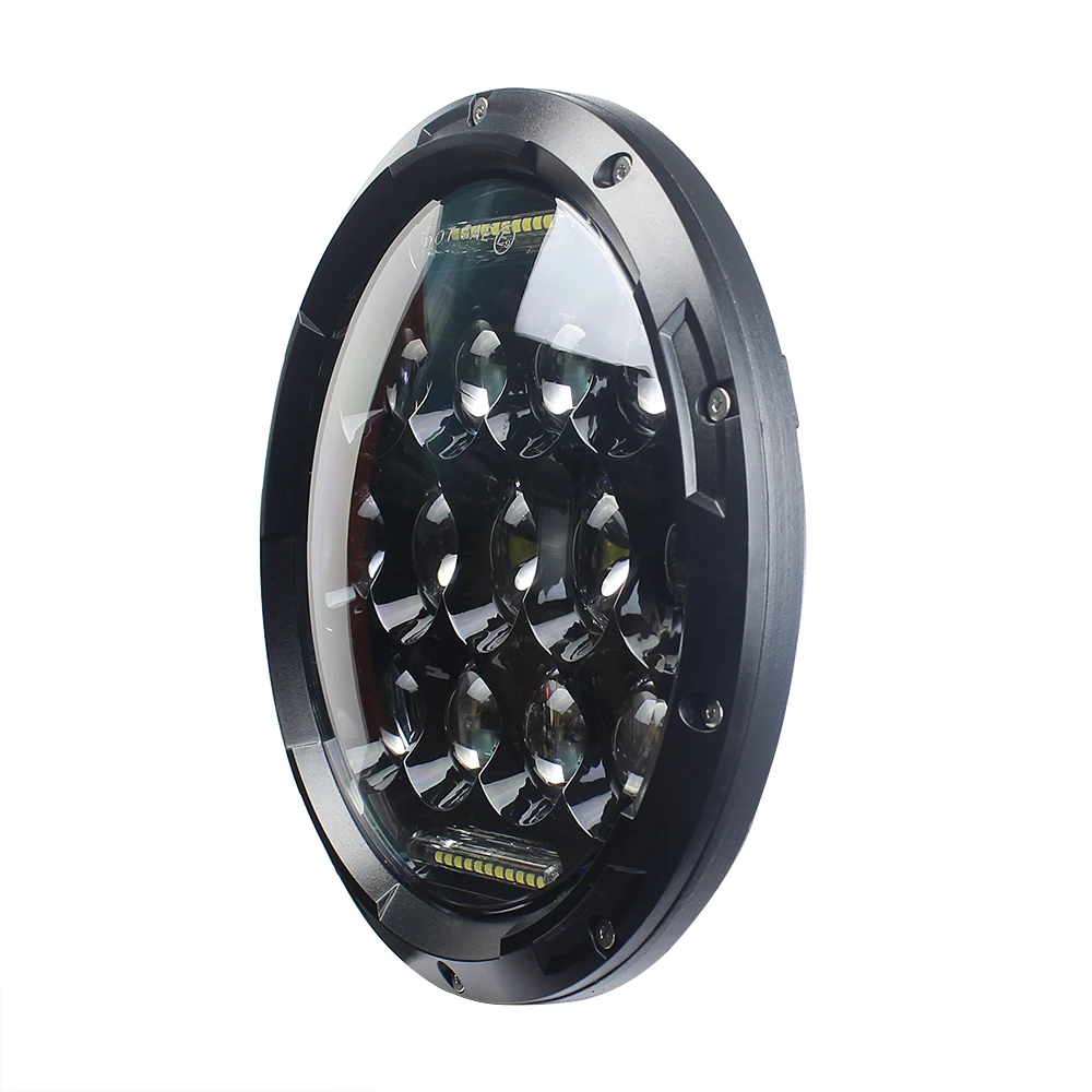 7inch LED Headlight DRL Motorcycle Projector Headlamp Fit For Jeep Wrangler JK TJ Suzuki Samurai SJ410