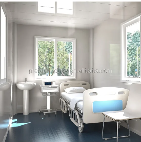 Medical isolation Container house for emergency hospital with Disinfection room