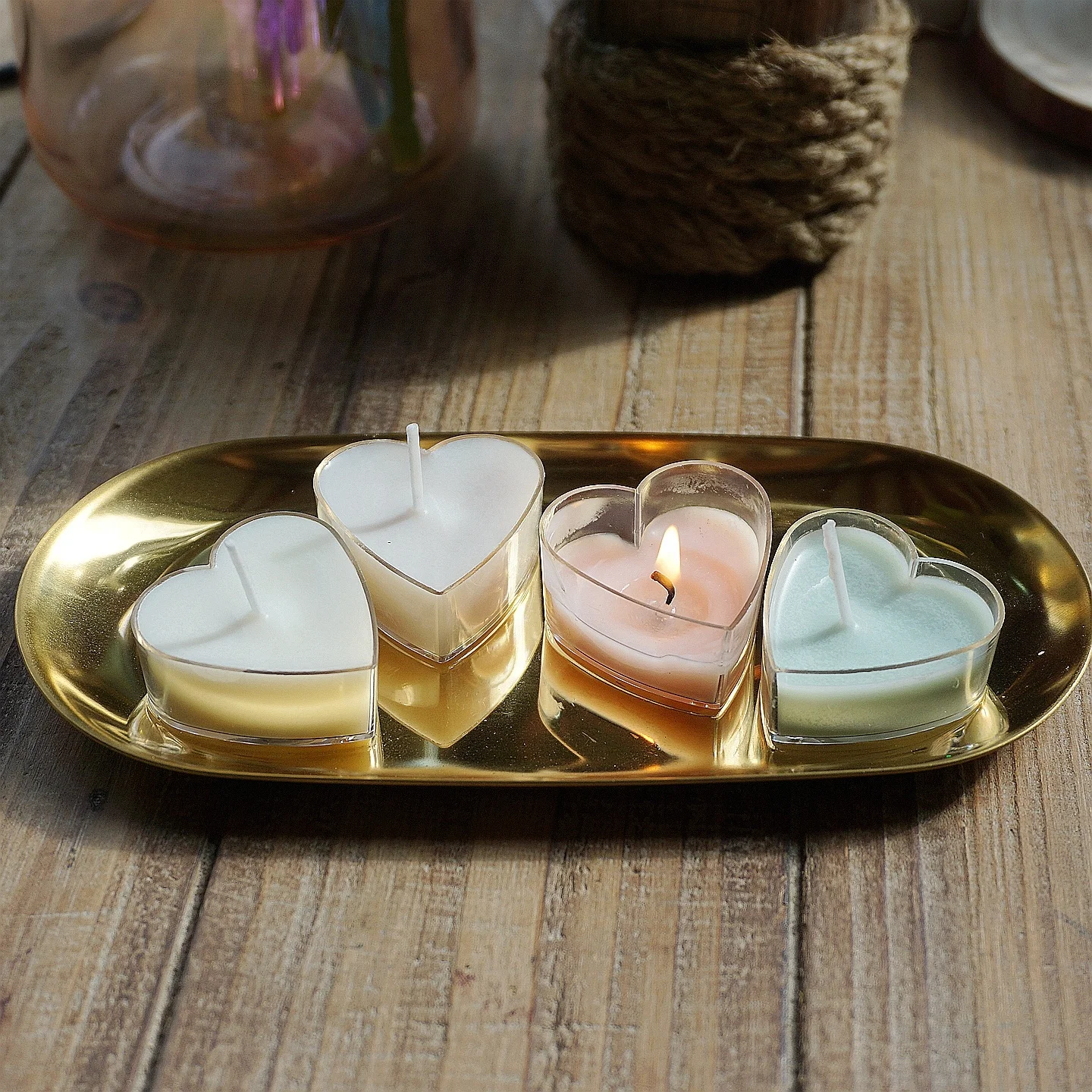 Aluminum Tea Light Tins Tea Light Candle Holders Empty Tealight Wax Containers Cup Diy Candle