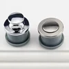 Metal Zinc Round Shape Conceal Tatami Invisible Drawer Cabinet Pull Knob With Spring Dap