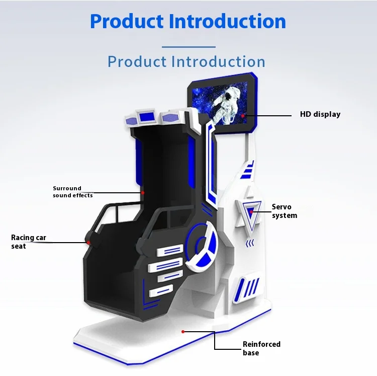 Single VR360 Rotating Platform Large Indoor VR Simulator Equipment with Rotating Seat Somatosensory Experience Hall Features