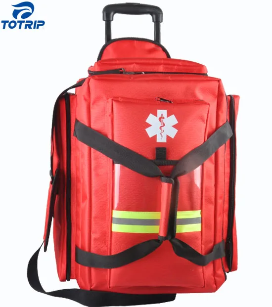 Waterproof Supper Capacity Empty Survival molle medical EMT Trauma trolley Bag 