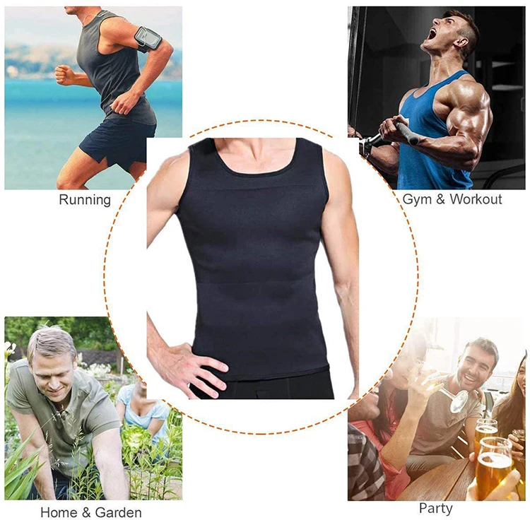 Men's Sport Vest Stock S4xl Premium Weightless Slimming Workout