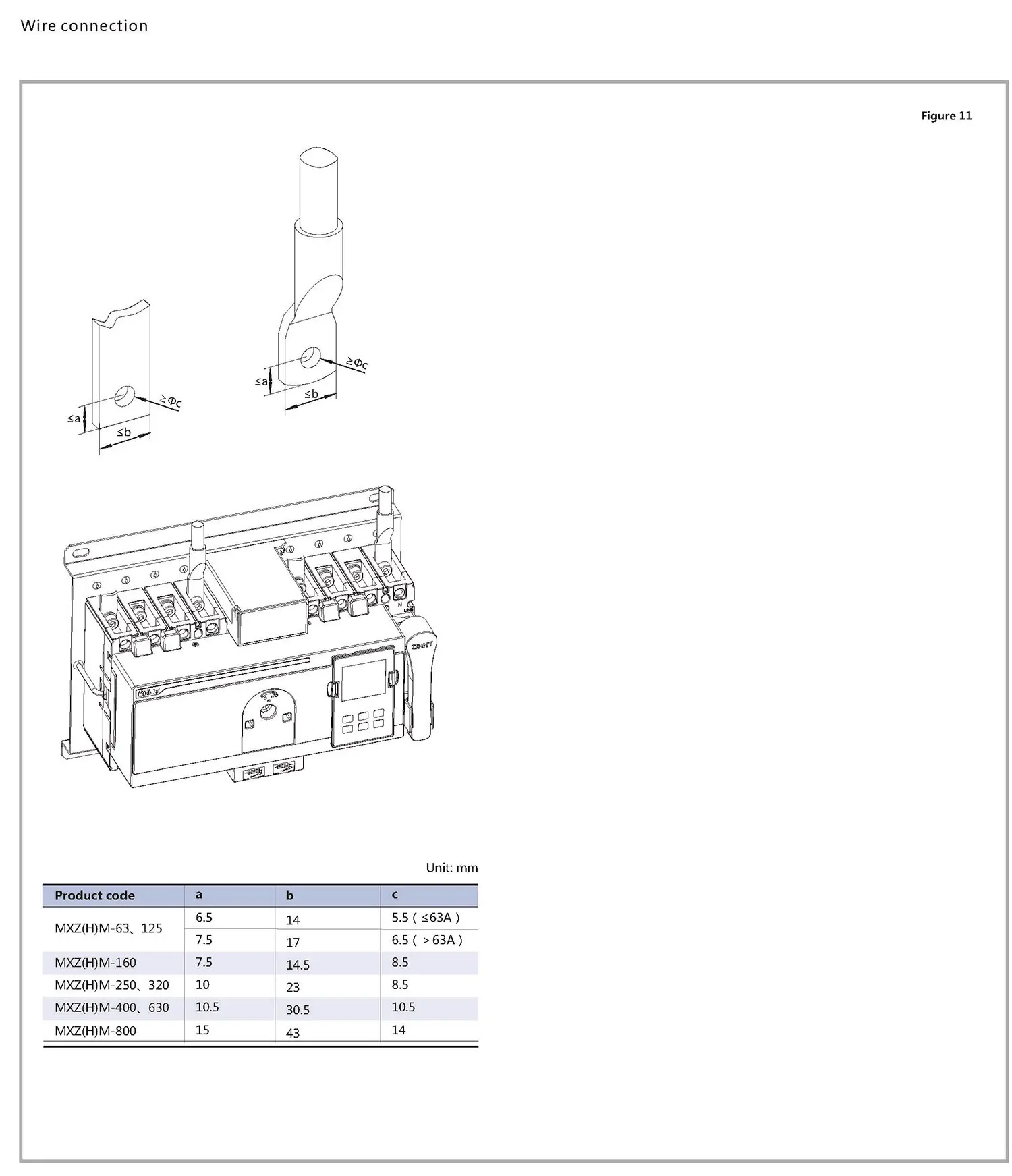 Chint CB class ATS NXZHB-63/4A NXZHB-63/4C NXZHM-160/4A NXZHM-250/4A NXZHM-400/4A NXZHM-630/4A CHNT Automatic Transfer Switch