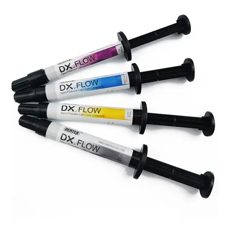 Dx. Flow Dental Veneer Adhesive Flowable Nano Teeth Filling Material Lightcuring Micro Hybrid