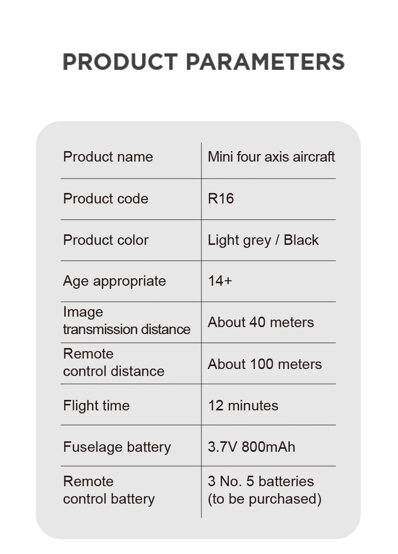 2020 New Drone Quadcopter GPS Drone Batteries Radio Control Toys R16 4K HD Aerial Drone With Camera
