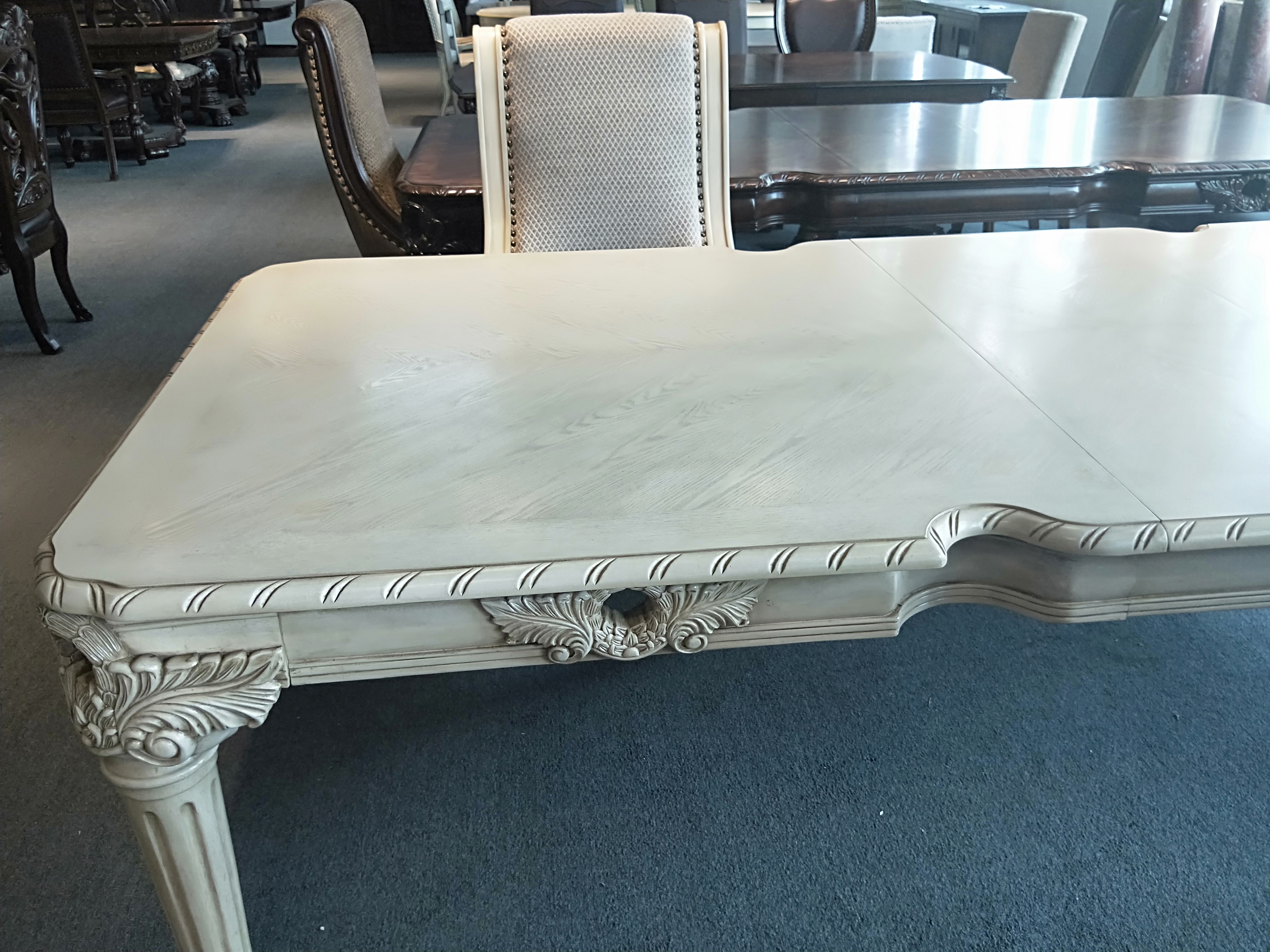 Hand Carved Dining Room Tables And Chairs European Vintage Style Dining