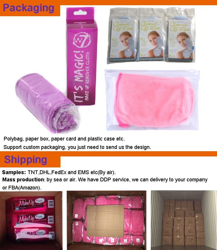 Facial Cleaning Towels Face Cosmetic Eraser Cloth Microfiber Makeup Remover Towel