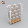 Best Price 1-7layers gondola rack with end cap beauty store retail floor stands guangzhou