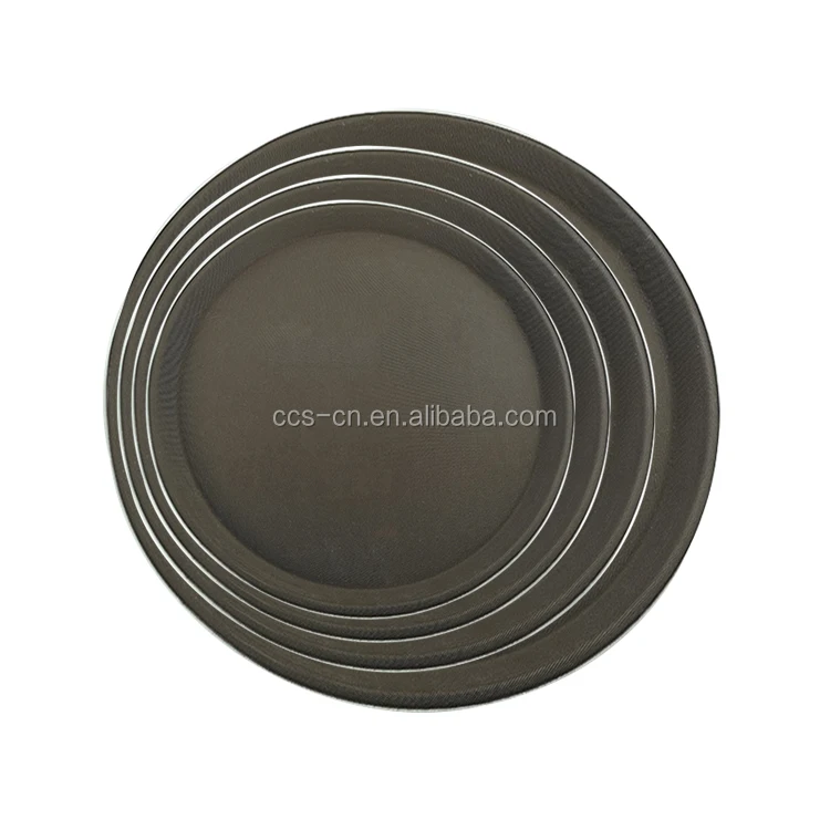 73.5*60 cm Nonslip oval plastic tray large recycled plastic plates rubber serving tray for bar or restaurant&hotel commercial