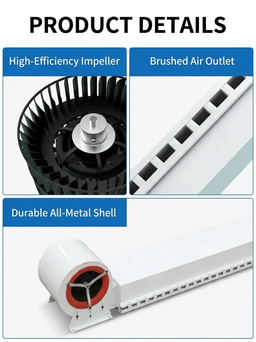 Air Curtain, Centrifugal, 220 V, 1800 - 4500 m³ - detail 18