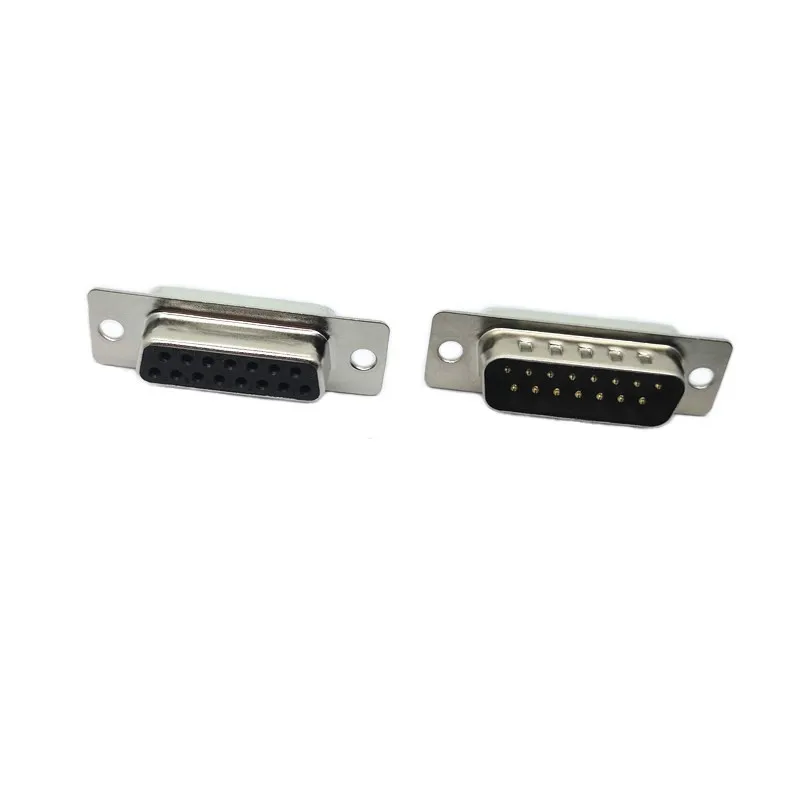 Solder Type 9pin 15pin Mini VGA DB9 DB15 Male Female D-Sub Connector