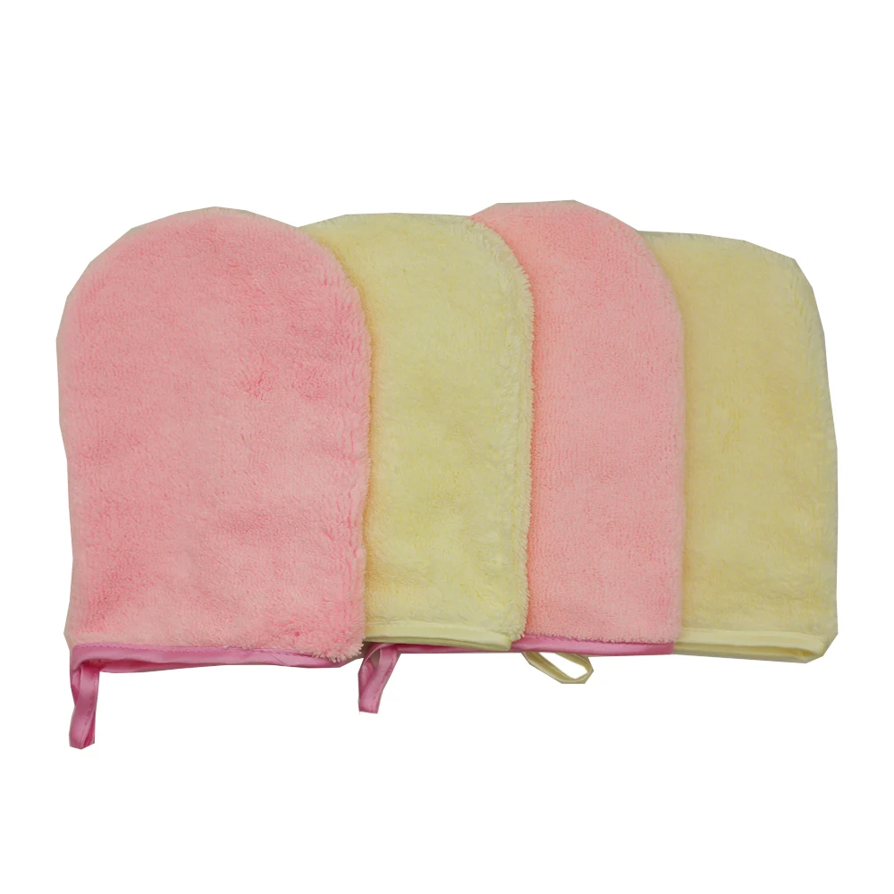 2020 Soft Face Cleansing Gloves Reusable Washable Makeup Remover Mitts