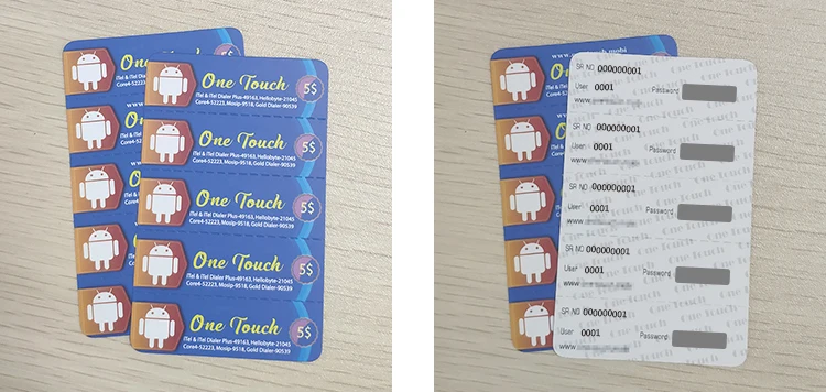 5 in 1 scratch card