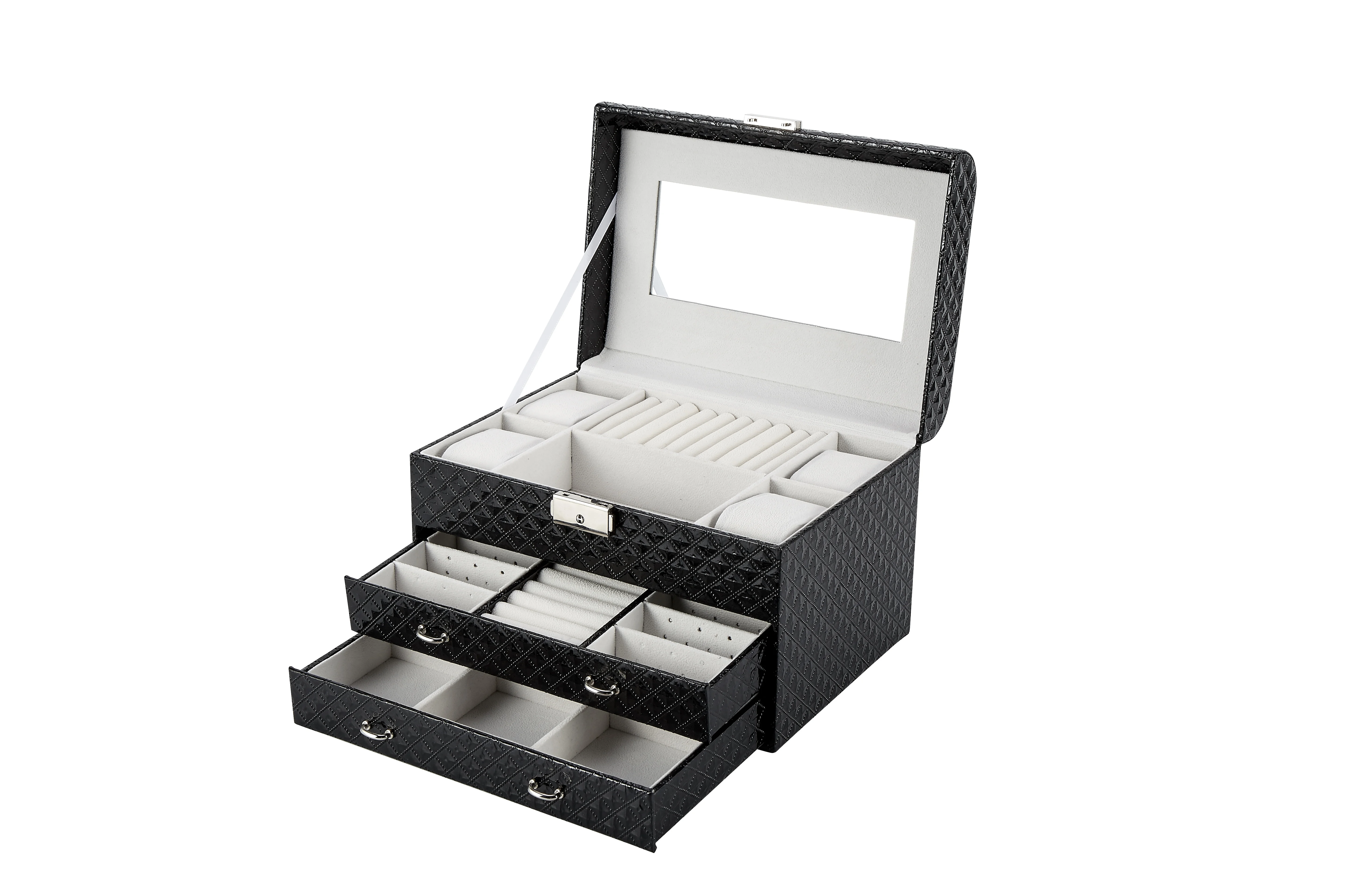 带3 个抽屉的专业首饰盒