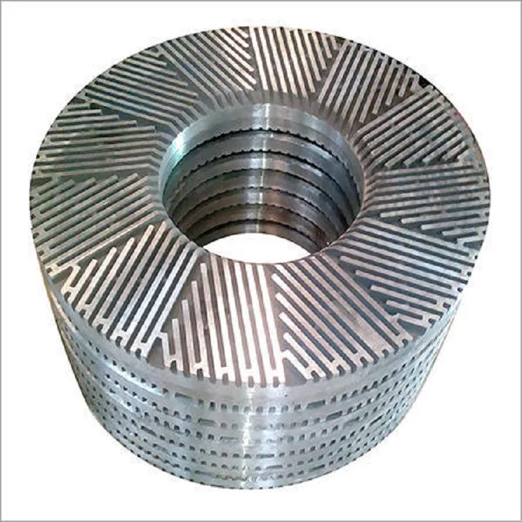 废纸回收厂在造纸机械圆盘磨浆机中