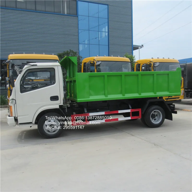 6 Wheel Dump Truck Load Volume Capacity 5 Cubic Meter Forward