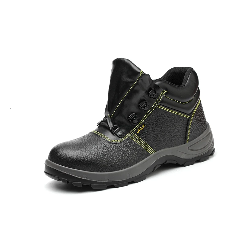 Rubber Bottom Low Price Safety Shoes Safety Boots Steel Toecaps Anti ...
