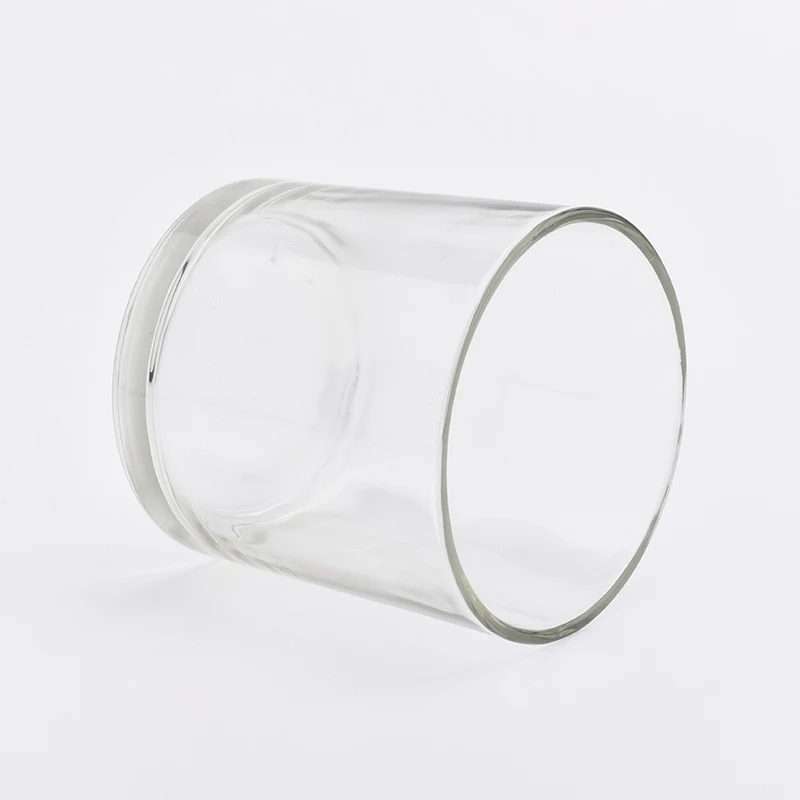cylinder glass candle jar