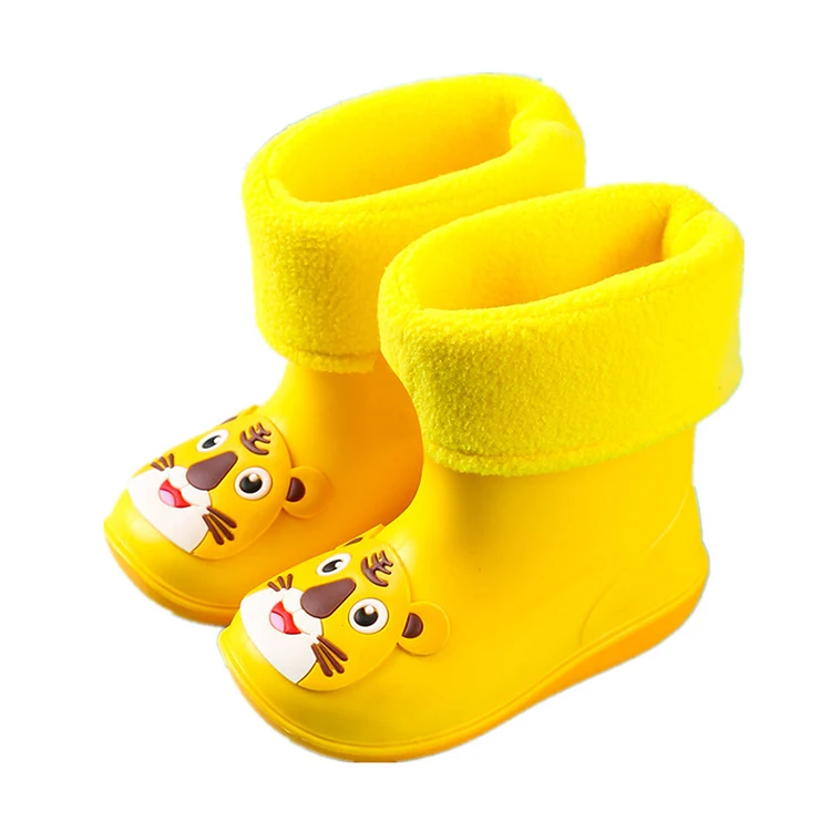 
Latest Design Hot Sale Large Stocked Children Silicone Rain Shoe 