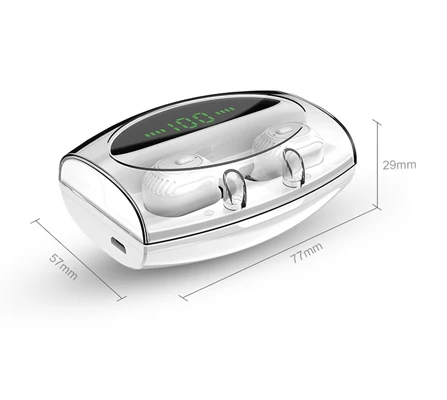 The new TWS bluetooth earphone shows a large capacity XG20 mini waterproof wireless sports headset - ANKUX.COM