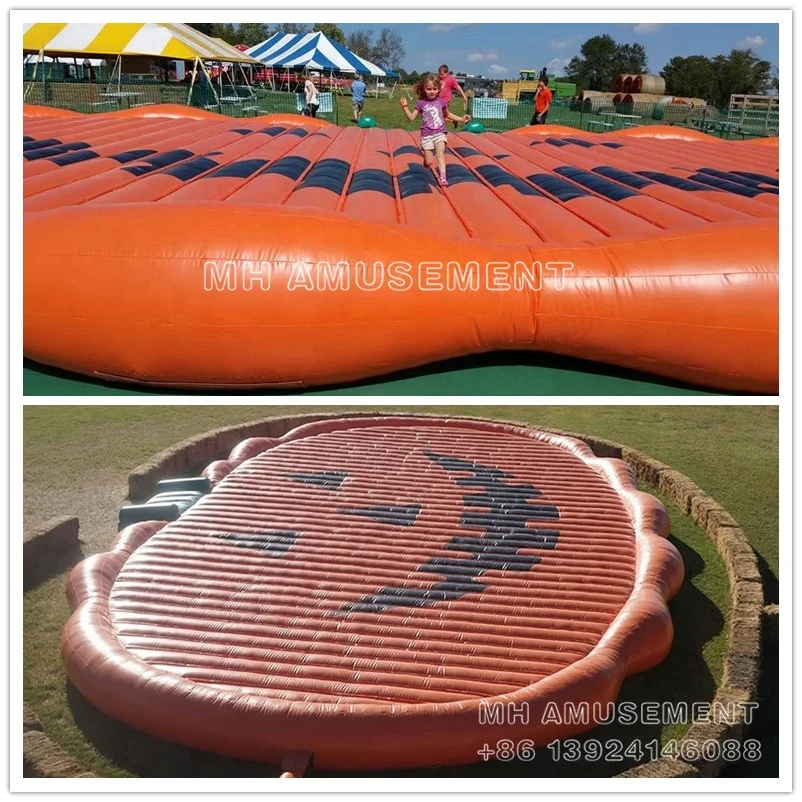 High Quality Outdoor Giant Pumpkin Inflatable Jumping Pad For Adult