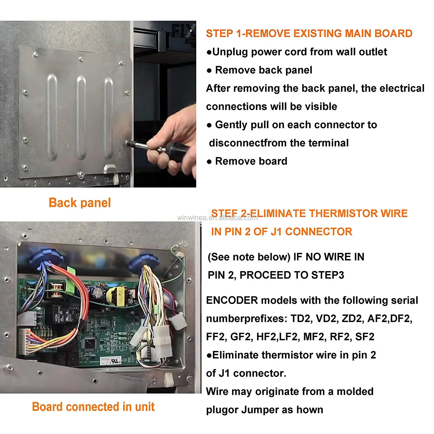 Wr55x10942 Wr55x10942p Control Board Motherboard For Refrigerator