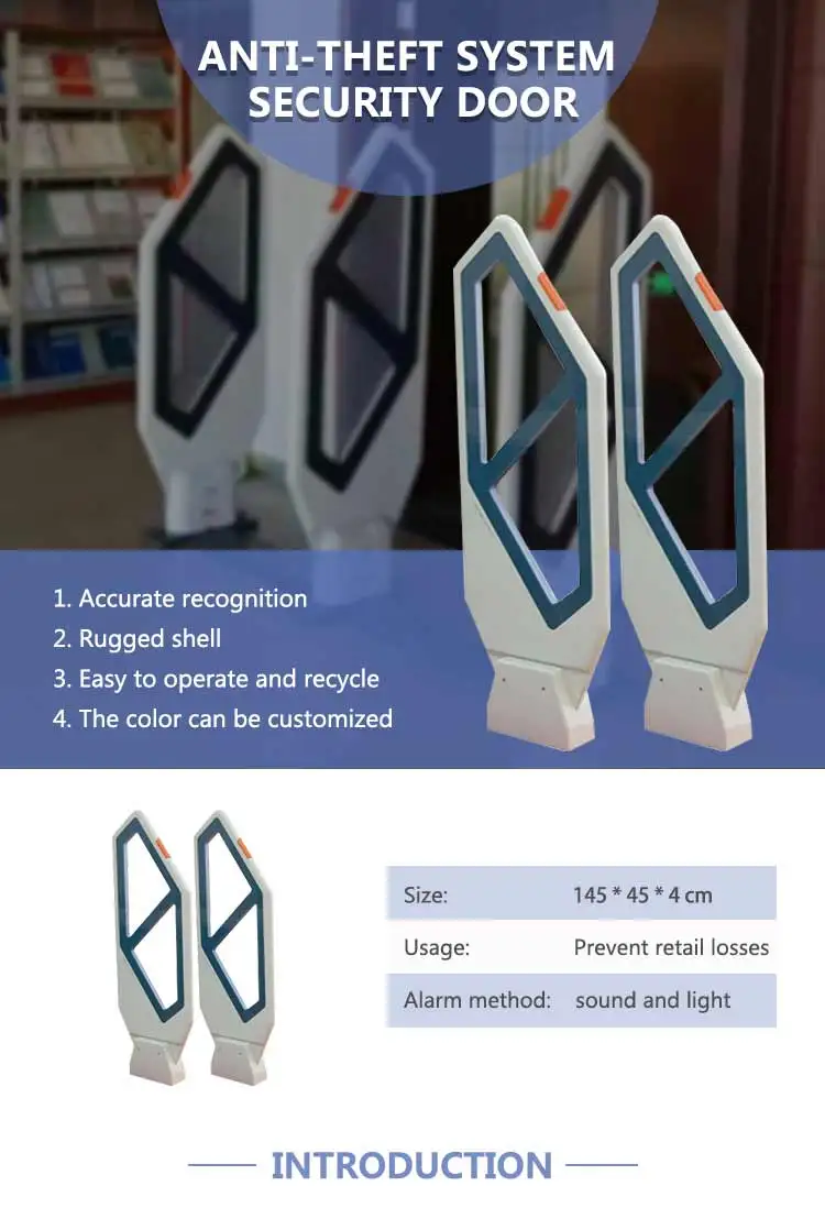 Classic Style Library Antitheft System Security Gate Burglar