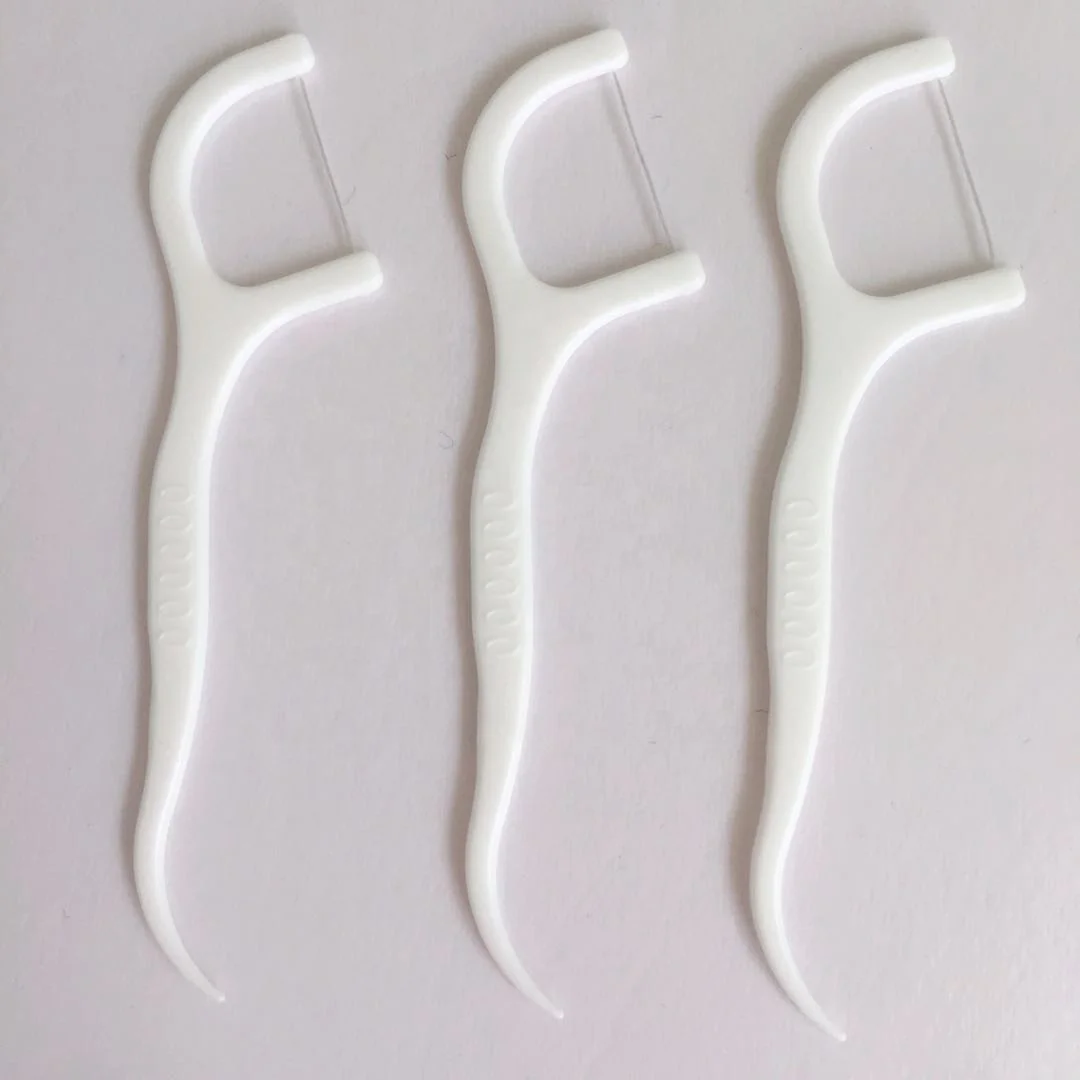 Oem Tooth Floss Pick Organic Silk Dental Floss 50 Pieces Plastic Bags ...