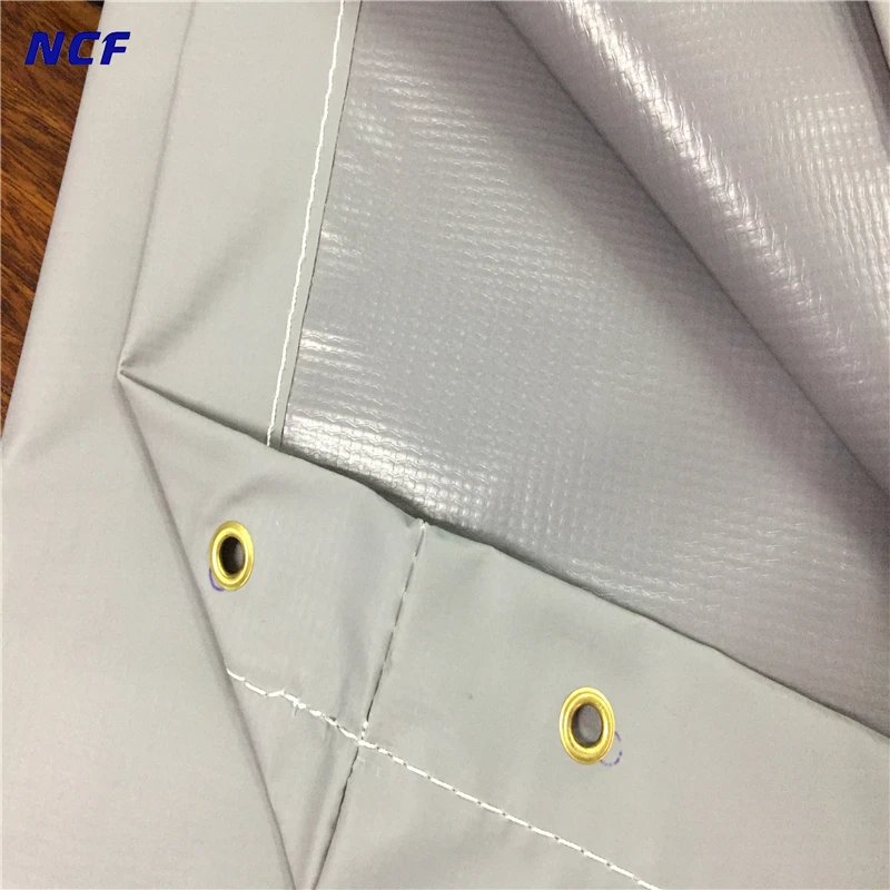 Waterproof Custom Cargo Utility Trailer Cover Pvc Vinyl Tarpaulin Tarp