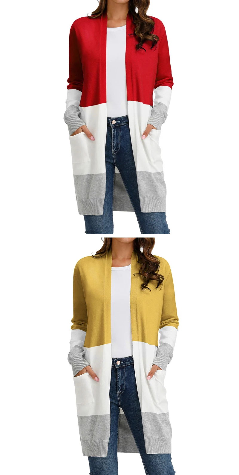 Oversized Stripe Distressed Knitted Mohair Long Cardigan For Women - Buy Long Cardigan For Women 
