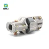 Agriculture center pivot irrigation system gearbox and motor universal coupling